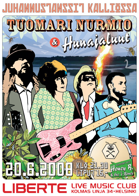 Juhannustanssit Kalliossa 20.6.2008